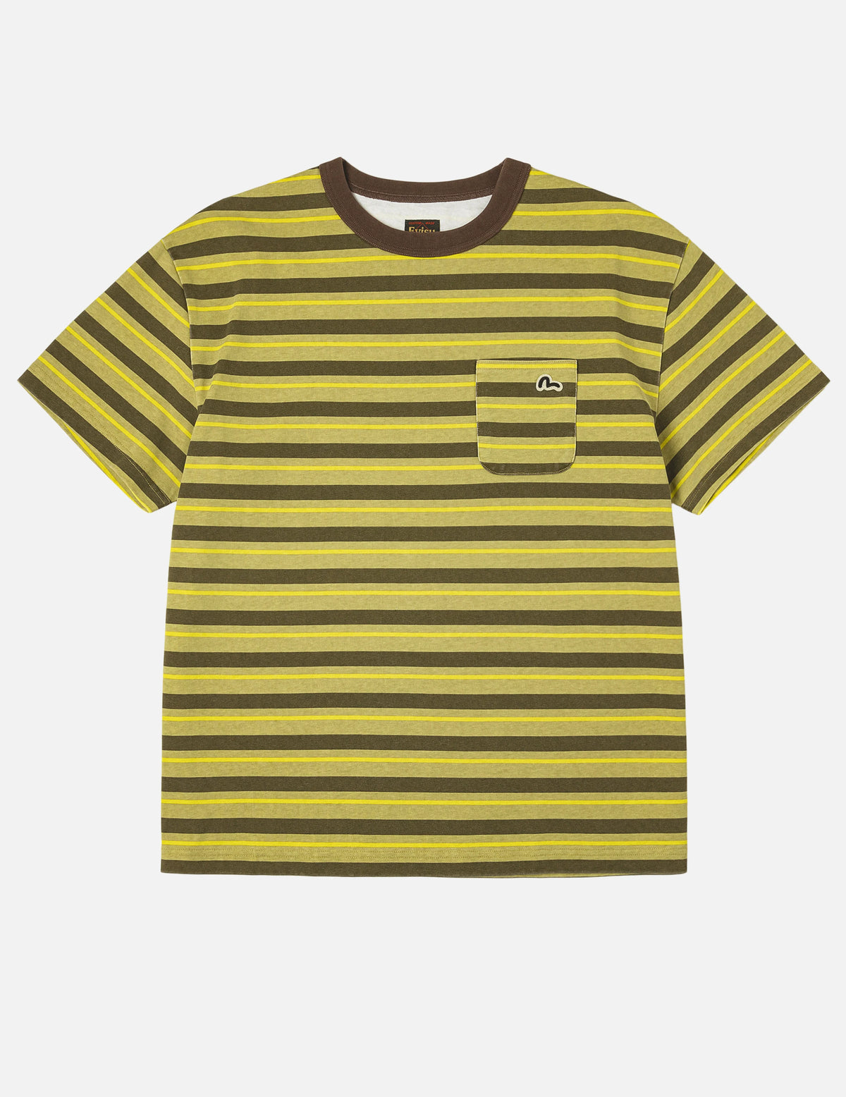 Seagull Appliqué Relax Fit Stripe T-Shirt