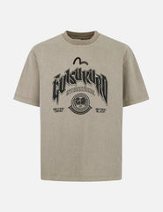 Distressed Wash Relax Fit T-shirt