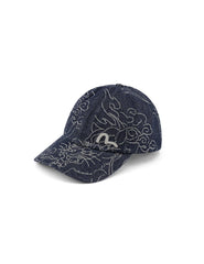 Allover Leopard Denim Cap