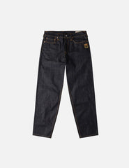 Handbrush Daicock Print with Wave Embroidery  Relax Fit Jeans
