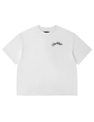 Skull Samurai Embroidery T-shirt