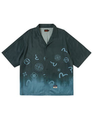 Dip-Dye Monogram Shirt