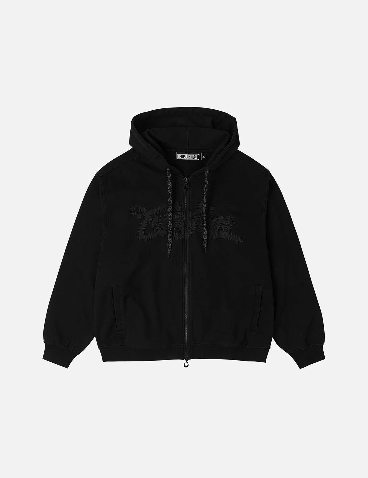 EVISUKURO Embroidery Loose Fit Hoodie Jacket