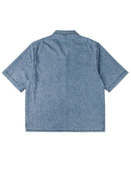 Dual Pocket Boxy Denim Shirt