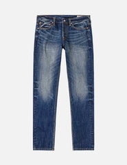 Brocade Patchwork Denim Jeans #2017