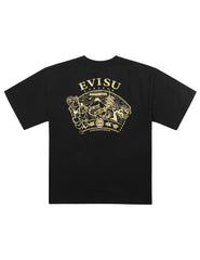 Gold Print Studded Tee